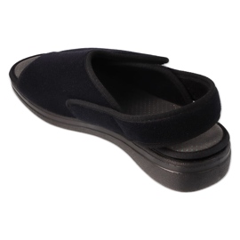 Befado sandali in pu da uomo Dr. ORTO 079M001 nero 2