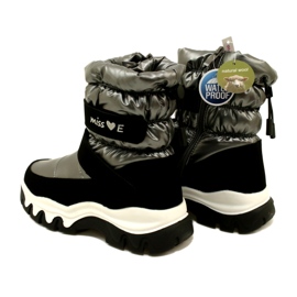 Doposci Impermeabili Per Bambini Miss Evento 23Dz23-6578 Grigio-Nero 6