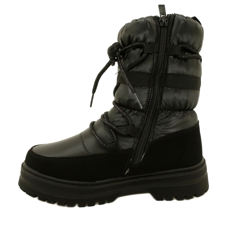 Stivali da neve per ragazze impermeabili Miss Evento 23DZ23-6585 Black nero 2