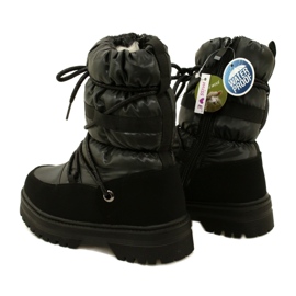 Stivali da neve per ragazze impermeabili Miss Evento 23DZ23-6585 Black nero 5