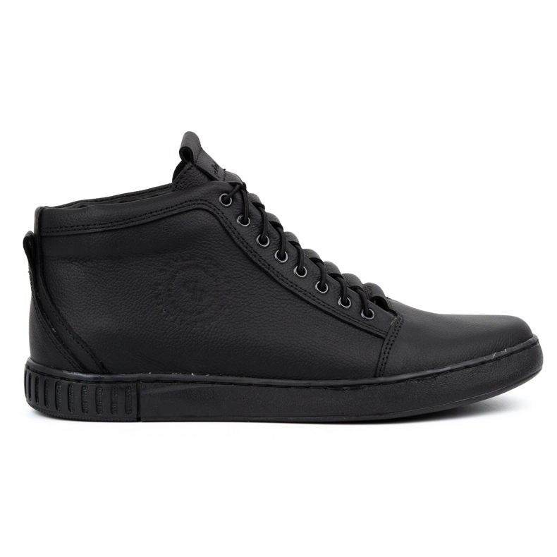 Polbut Stivaletti da uomo in pelle 2122 neri nero 1