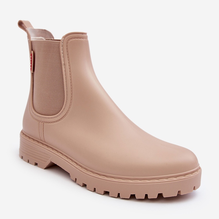 PS1 Stivali Wellington bassi da donna Birella beige 1