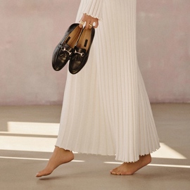 Marco Shoes Mocassini in pelle con frange nero 1