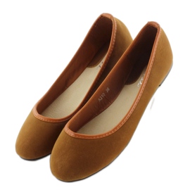 Ballerine con finiture cammello A310 marrone 1