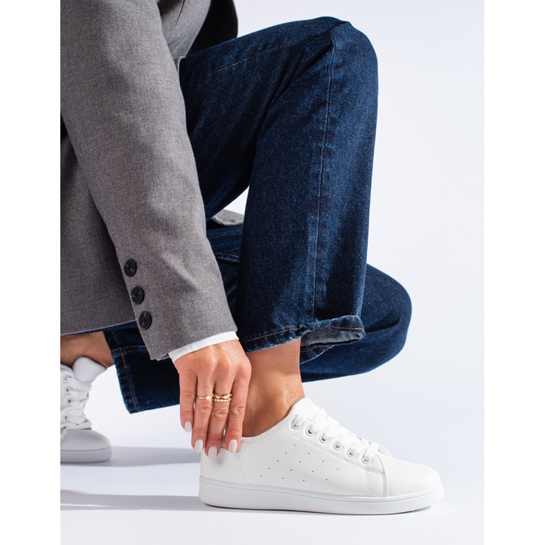 Scarpe sportive da donna bianche Shelovet bianco 1