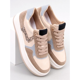 Scarpe da ginnastica con plateau Boyd Khaki beige 1