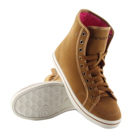 Sneakers su pelliccia 8938 cammello marrone 2