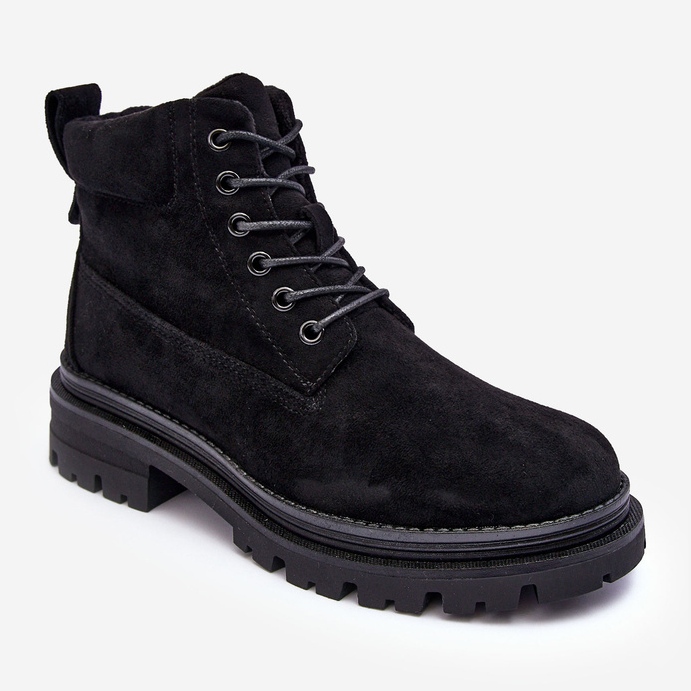PM1 Stivaletti isolanti Trappers in pelle scamosciata neri Alden nero 1