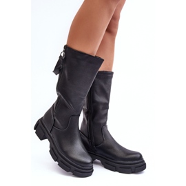 PS1 Stivali al polpaccio Neri Lizames nero 1