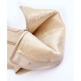 Stivali al polpaccio Lizames beige chiaro 1