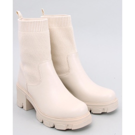 Fiere Stivaletti con tomaia elastica beige 1