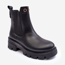 Stivaletti Chelsea da Donna Con Decori, Lobb Nero 1