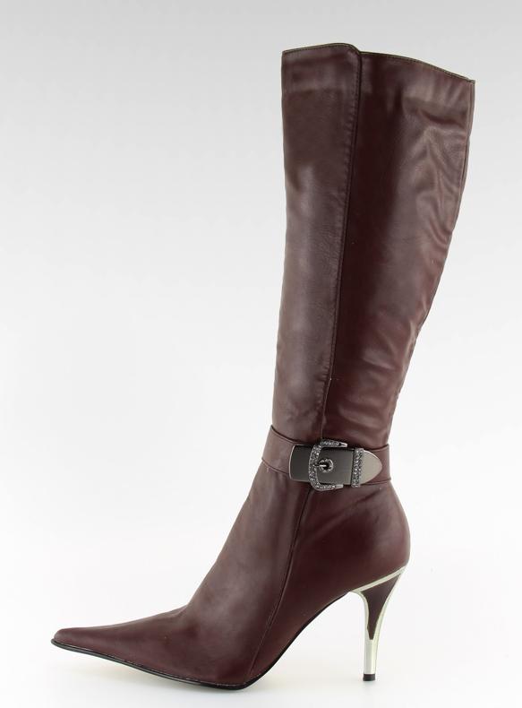 Stivali su una spilla 5137-75 Marron rosso 2
