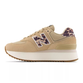 Scarpe New Balance W WL574ZDC beige 1