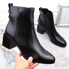 Stivaletti Chelsea da donna, isolanti, neri, Potocki SZ12226 nero 1
