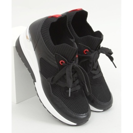 Sneakers Fenix ​​nere con zeppa nero 1