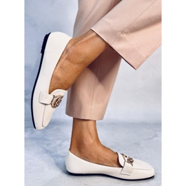 Mocassini da donna Elisa Beige 2