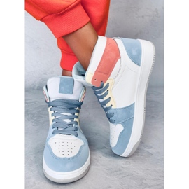 Dorcas Sneakers blu alla caviglia bianco 1
