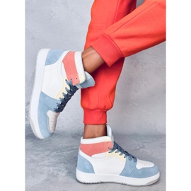 Dorcas Sneakers blu alla caviglia bianco 2