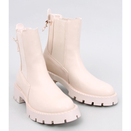 Fonoi Stivaletto Chelsea da donna Beige 1