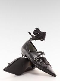 Ballerine con nastro intorno alla caviglia 391029-2 Noir nero 2