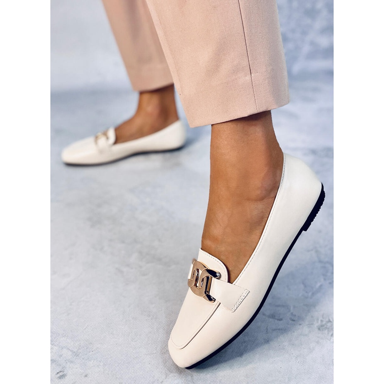 Mocassini da donna Paola Beige 2