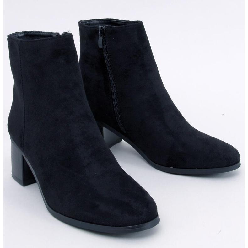 Stivaletti classici con tacco alto Annie Black nero 1