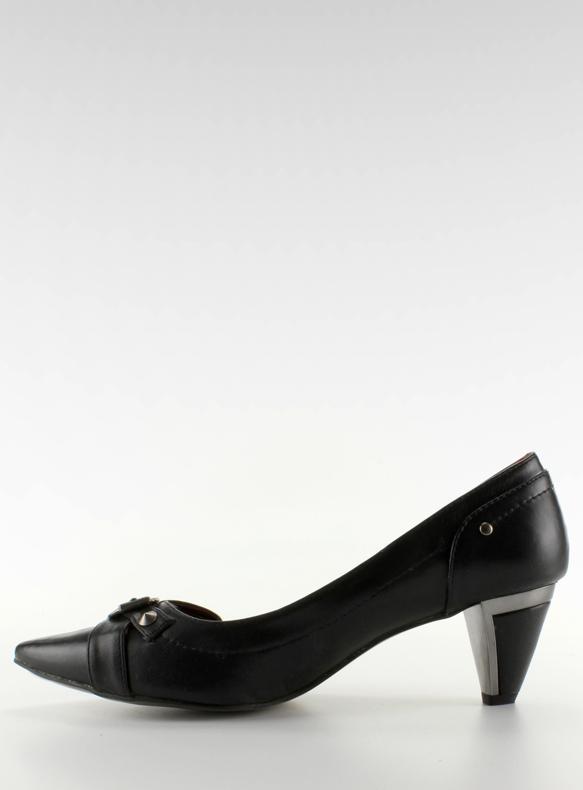 Décolleté tacco alto 3902-1 nero 2