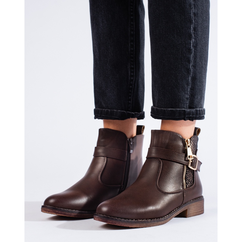 Stivaletti bassi Shelovet marroni marrone 1