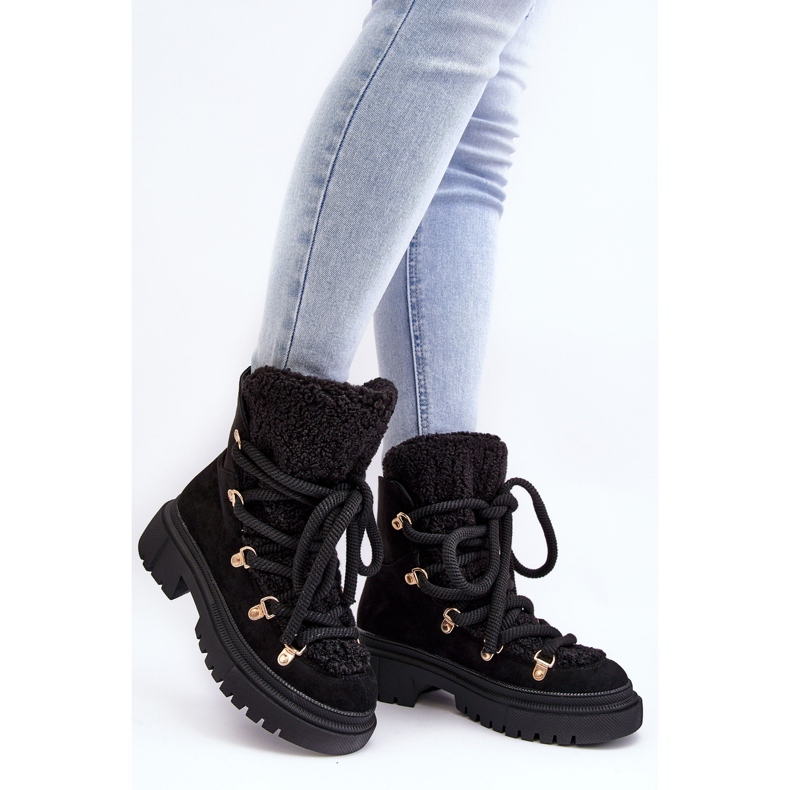PS1 Stivali da neve da donna con attacco Shala nero 1
