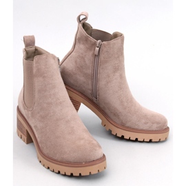 Stivaletti Chelsea Bria color kaki beige 1