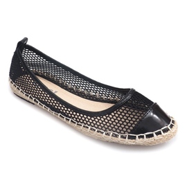 Ballerine Espadrillas 9653 Nere nero 1
