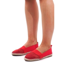 Sneakers Espadrillas traforate 188-38 Rosse rosso 2
