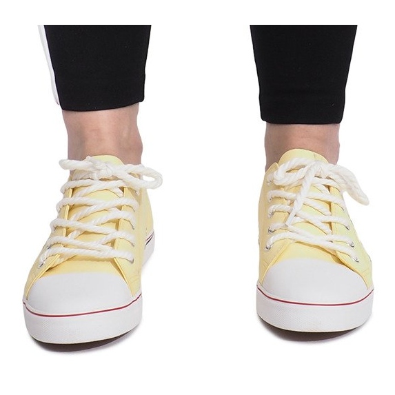 Sneakers traforate Lavso beige 1