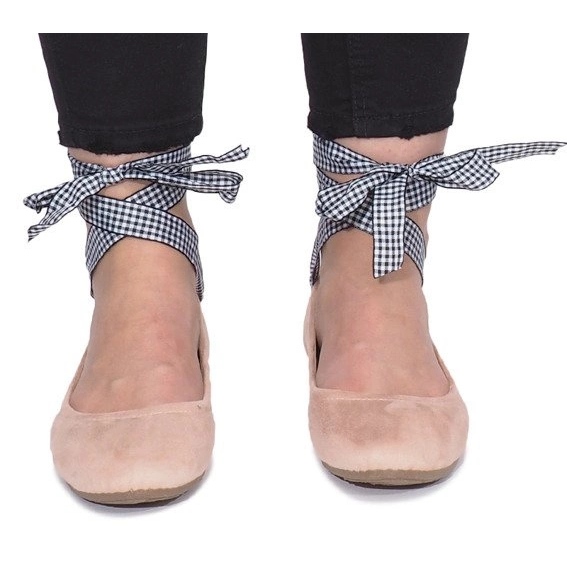 BM Ballerine rosa con fiocco Acro 1