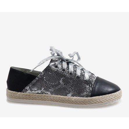 Espadrillas sneakers nere TL-39 nero 1