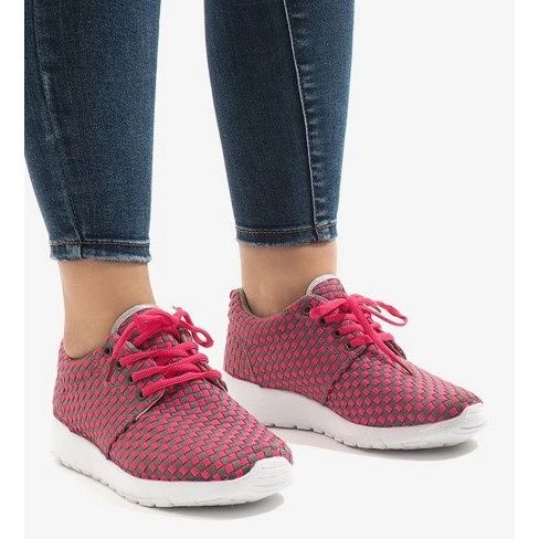 Scarpe sportive rosa A5126 1
