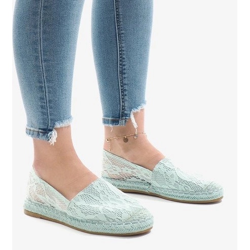Espadrillas traforate verdi AF41 verde 1