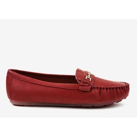 Mocassini ballerina in ecopelle rossa FM3102A rosso 1