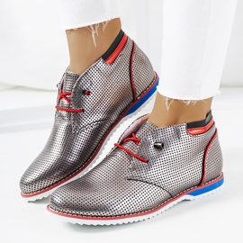 BM Scarpe jazz classiche argento JFL654-2 d'argento 1