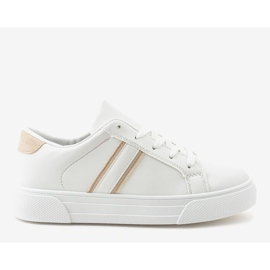 Classiche sneakers bianche CC-20 bianco d'oro 1