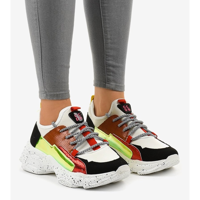 Sneakers sportive bianche con HL-03 bianca 1