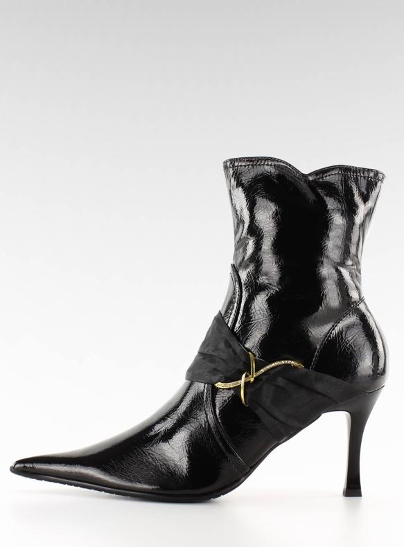 Stivaletti laccati 3947H-6V Noir nero 1
