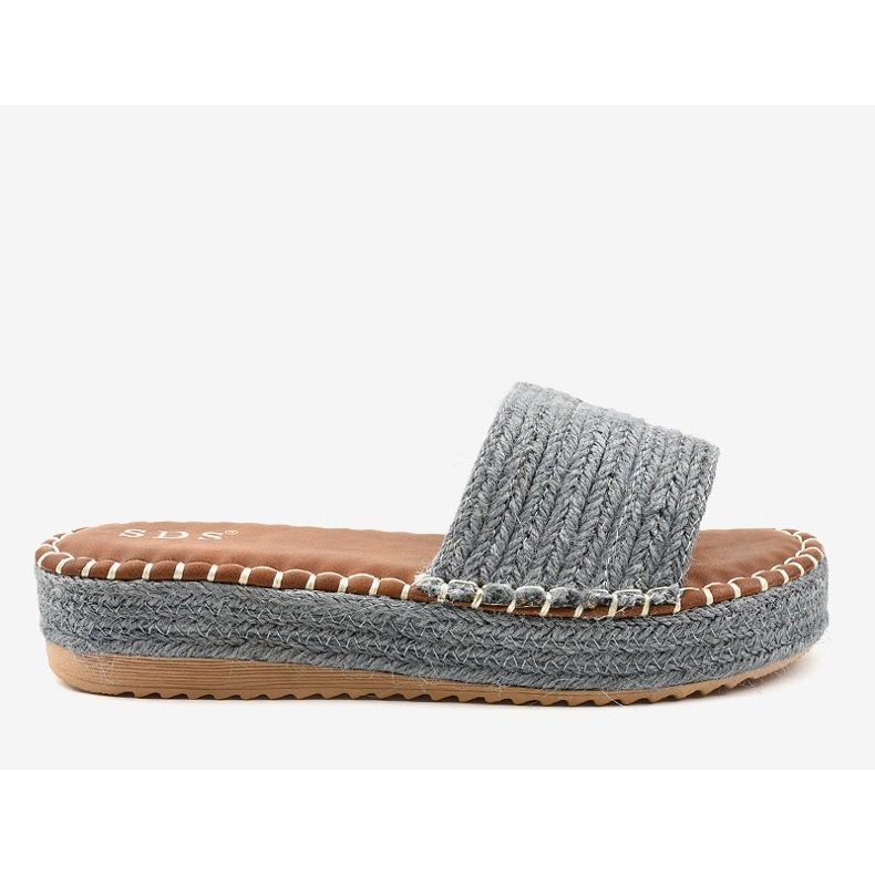 Pantofole espadrillas blu 7970-PL grigio 1