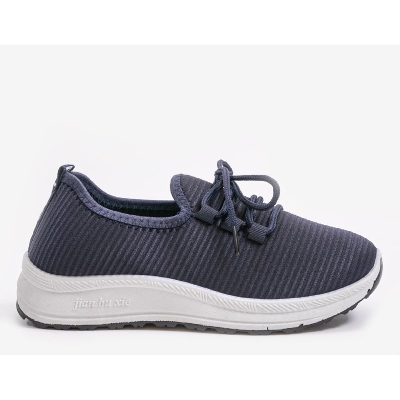 LR005-4 scarpe sportive slip-on blu navy 1