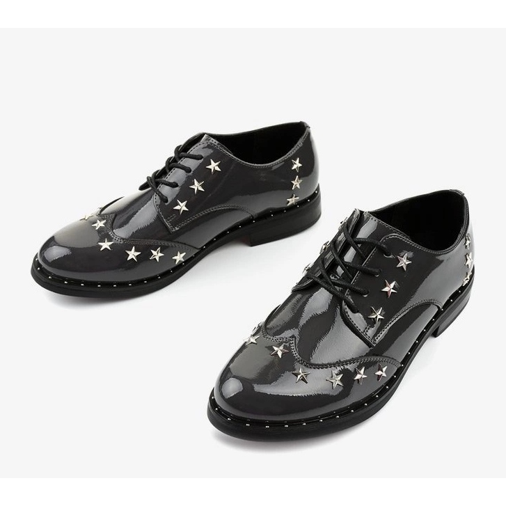 Scarpe da donna grigie C18-37117 grigio 1
