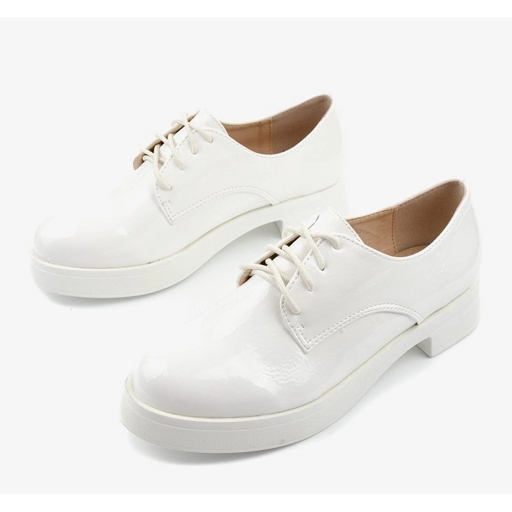 Scarpe jazz classiche bianche KSL11 bianca 1