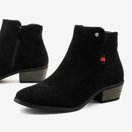 Stivaletti bassi neri 20Y8039-1 nero 1