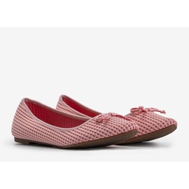 Ballerine Del Amor in tessuto rosa 1
