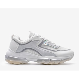 Sneakers sportive bianche 9796 bianca 1